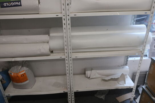 2 fag lagerreoler med div. Varelager