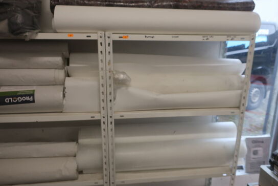 2 fag lagerreoler med div. Varelager