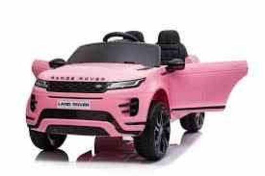 Range Rover Evoque børne El-bil, lyserød 
