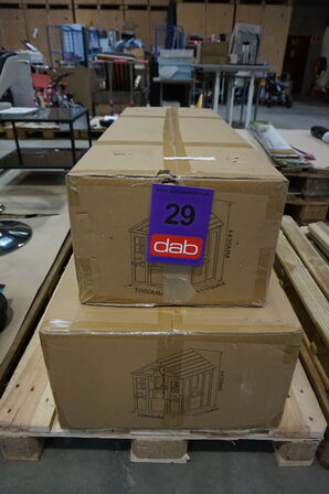 SpinOut legehus i træ Mål: : L112xB106x H144 cm 