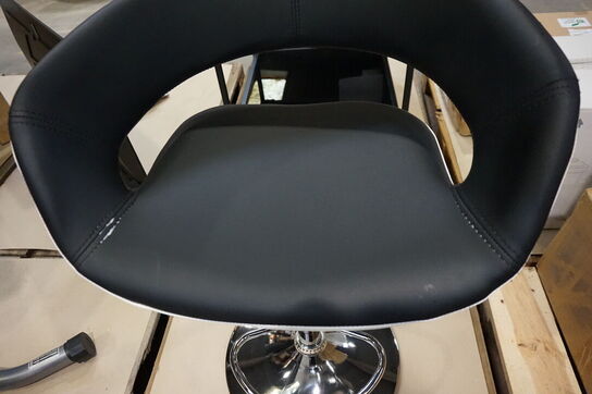 Grace Barstol Sort/hvid 