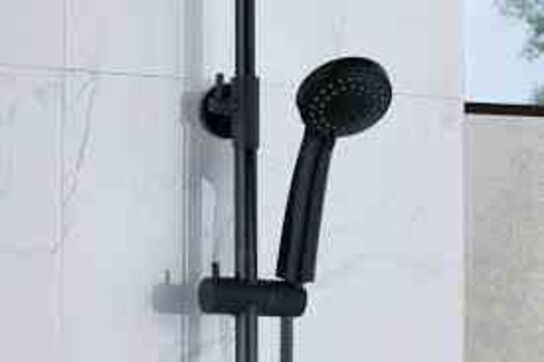 Bluerain Showersæt med termostat Matsort 
