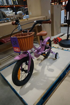 Puch børnecykel 1 gear 16" - lyserød 