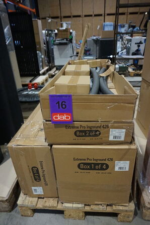 Extreme Pro Inground havetrampolin Ø: 426 cm 