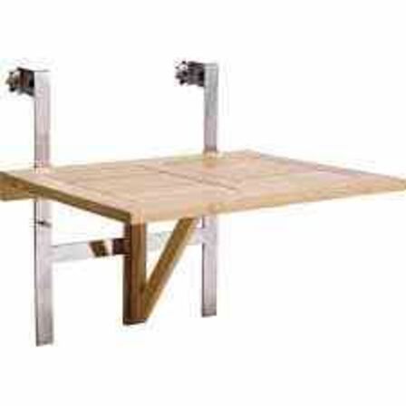 Cinas altanbord, teak, 65 x 51 cm 