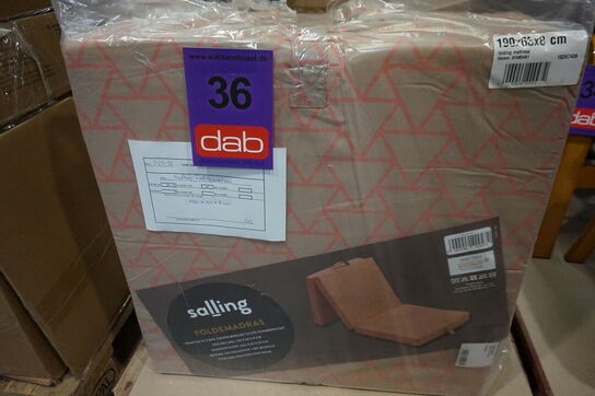 Nala foldemadras 190x63x8 cm Koral 