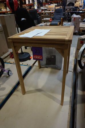 Trento Cafèbord Teak 60x60/60x120 cm 