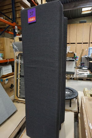 Sleepy 3-delt foldemadras 150x180x12 cm Antracit 