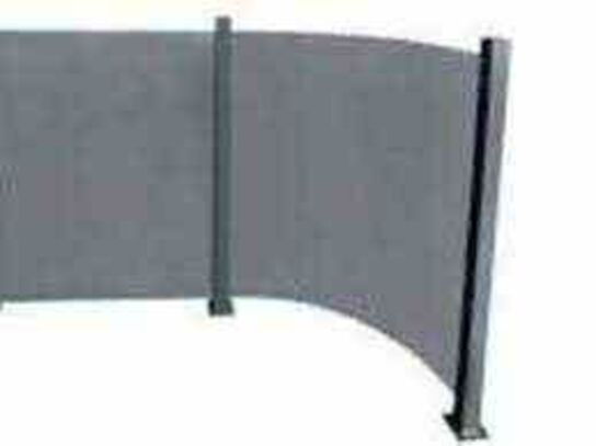 2 stk Buede Nordic Glashavehegn Røgfarvet 93x100 cm