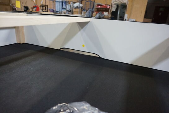 Nordisk fjer B90 seng med opbevaring 180x200 cm Antracit 