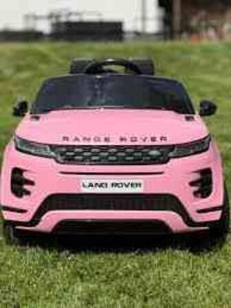 Range Rover Evoque børne El-bil, lyserød 
