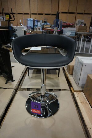 Grace Barstol Sort/hvid 