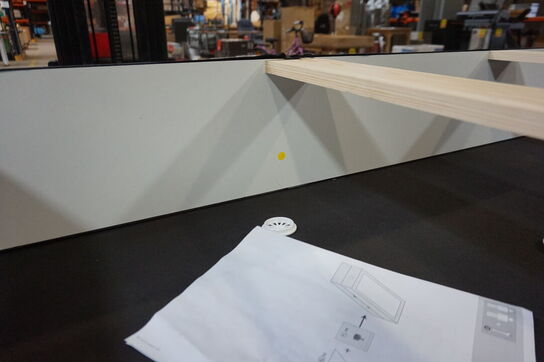 Nordisk fjer B90 seng med opbevaring 180x200 cm Antracit 