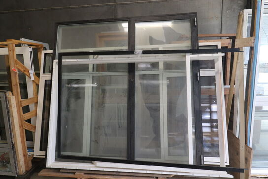 15-20 stk diverse vinduer og døre