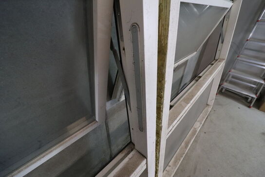 2 stk. Rationel gavlvinduespartier