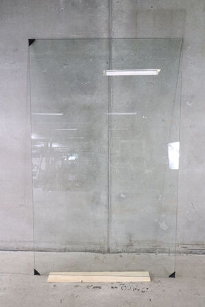 1 stk. hærdet glasplade