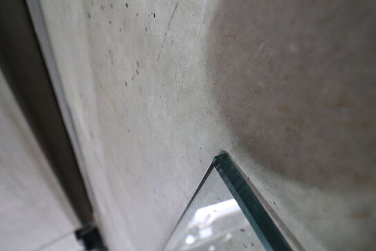 1 stk. hærdet glasplade