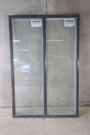 2 stk. Rationel vinduespartier