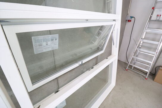 2 stk. Rationel gavlvinduespartier