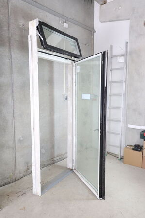 1 stk. Velfac terrassedør/topstyret vindue