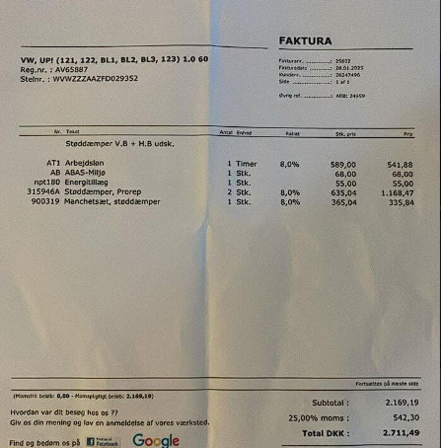 Personbil VOLKSWAGEN Up! 1.0 Mpi Bmt 60 Hk 5 Dørs *MOMSFRI*