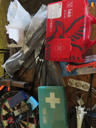 Filebænk med indhold