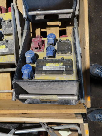 3 stk. byggestrømstavler