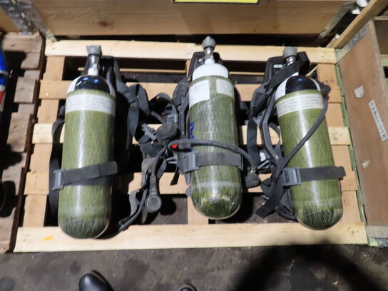 3 stk. friskluftstanke med tilbehør