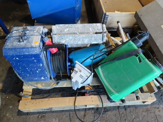 Indeholdet på pallerne