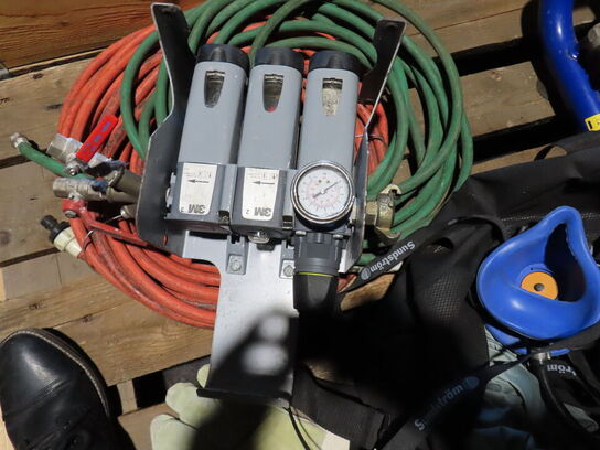 3 stk. friskluftstanke med tilbehør