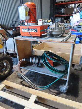Elektrisk hydralisk pumpe, Holmatro IPU-M med klippeværktøj