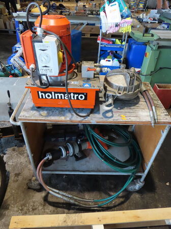 Elektrisk hydralisk pumpe, Holmatro IPU-M med klippeværktøj