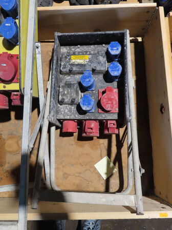 3 stk. byggestrømstavler