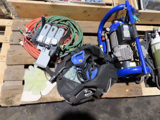 3 stk. friskluftstanke med tilbehør