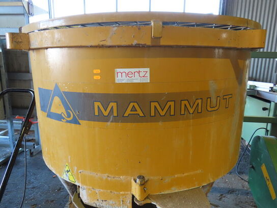 Tvangsblander, MAMMUT TM125, til tre-punkts ophæng