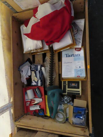 Indeholdet på pallerne