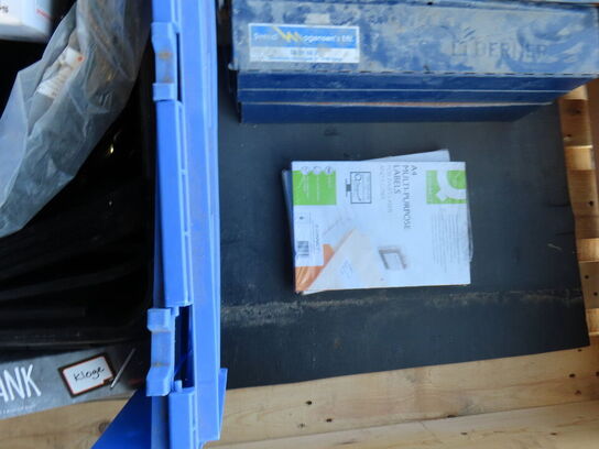 Indeholdet på pallerne