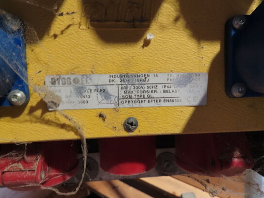 2 stk. byggestrømstavler