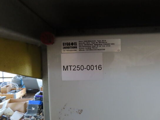 Byggestrømtavle, BYGG-EL