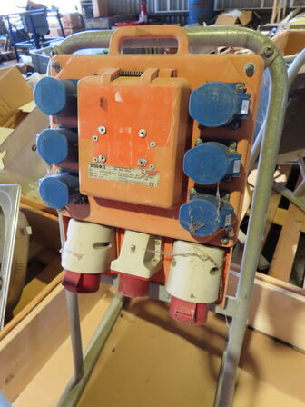 2 stk. byggestrømstavler