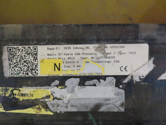 2 stk. byggestrømstavler