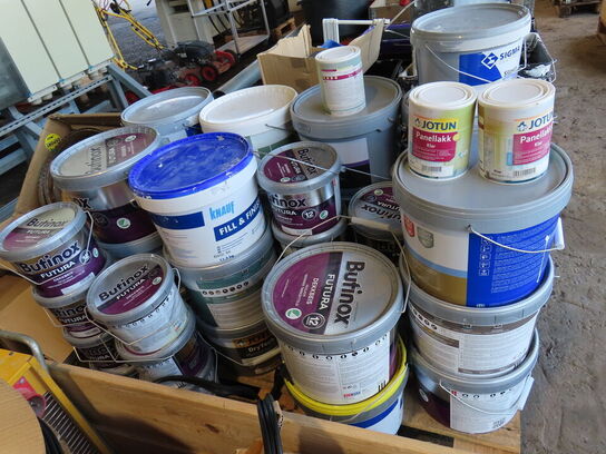 Indeholdet på pallerne