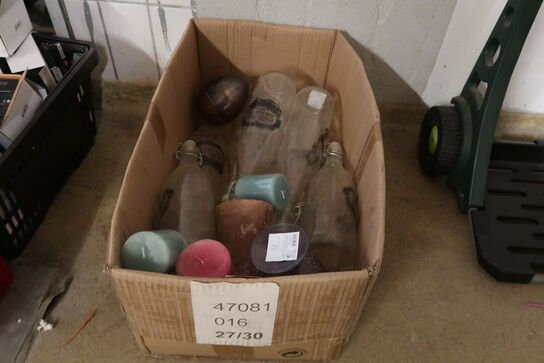 Diverse flasker m.m. 