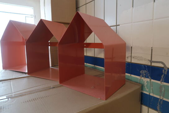 88 stk. Væg metalkasser 