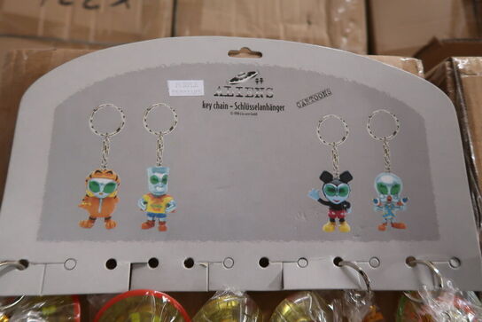 120 stk. Nøgleringe 