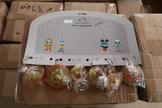 120 stk. Nøgleringe 