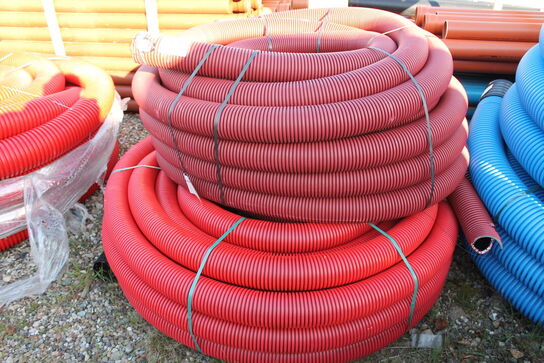100 m 110 mm kabelrør  ( lidt defekte) ubrugt