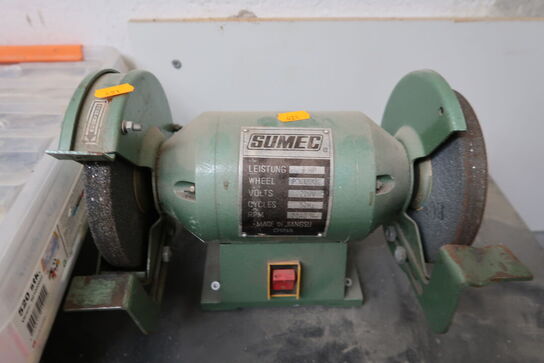 Bænksliber SUMEC samt div. Varelager