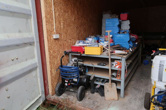 20 fods isoleret container uden indhold (læs beskrivelse)