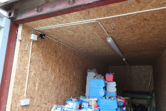 20 fods isoleret container uden indhold (læs beskrivelse)